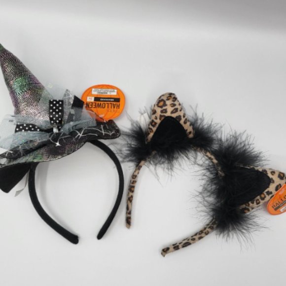Walgreens Accessories New 2 Pack Bundle Halloween Witch Hat And Cat